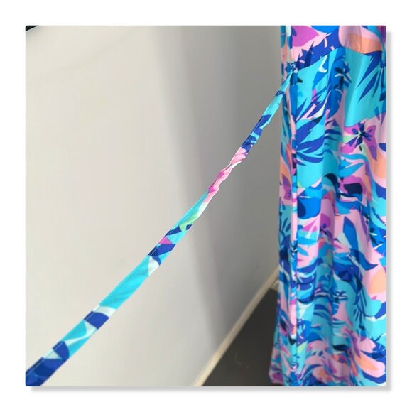 Swimsuits for All Floral Cover-Up Maxi Dress Sz 22/24 NWOT - Picture 7 of 12